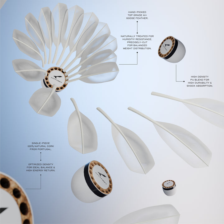 Fly Pro Feather Shuttlecock