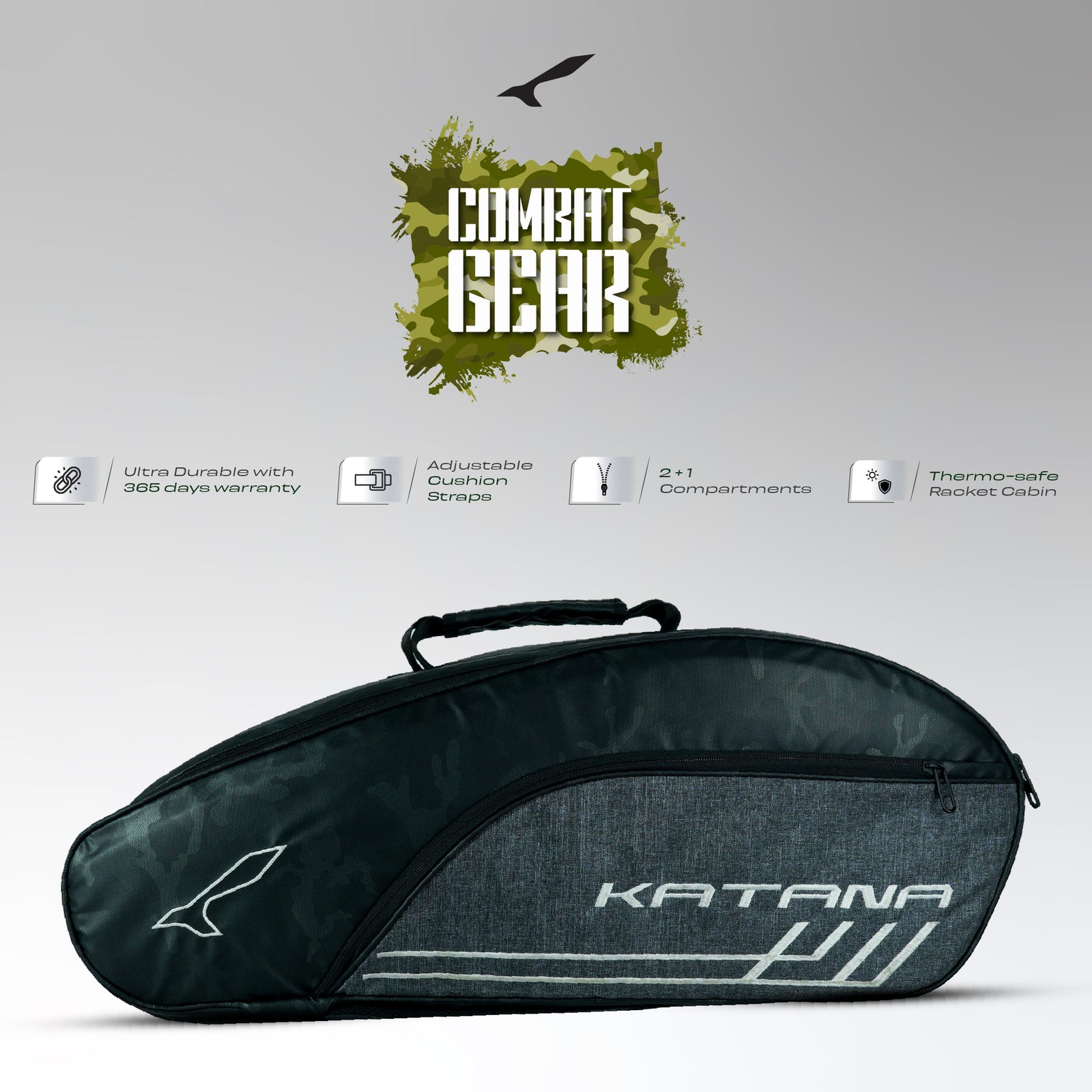 Combat Gear Badminton Kitbag (Green)