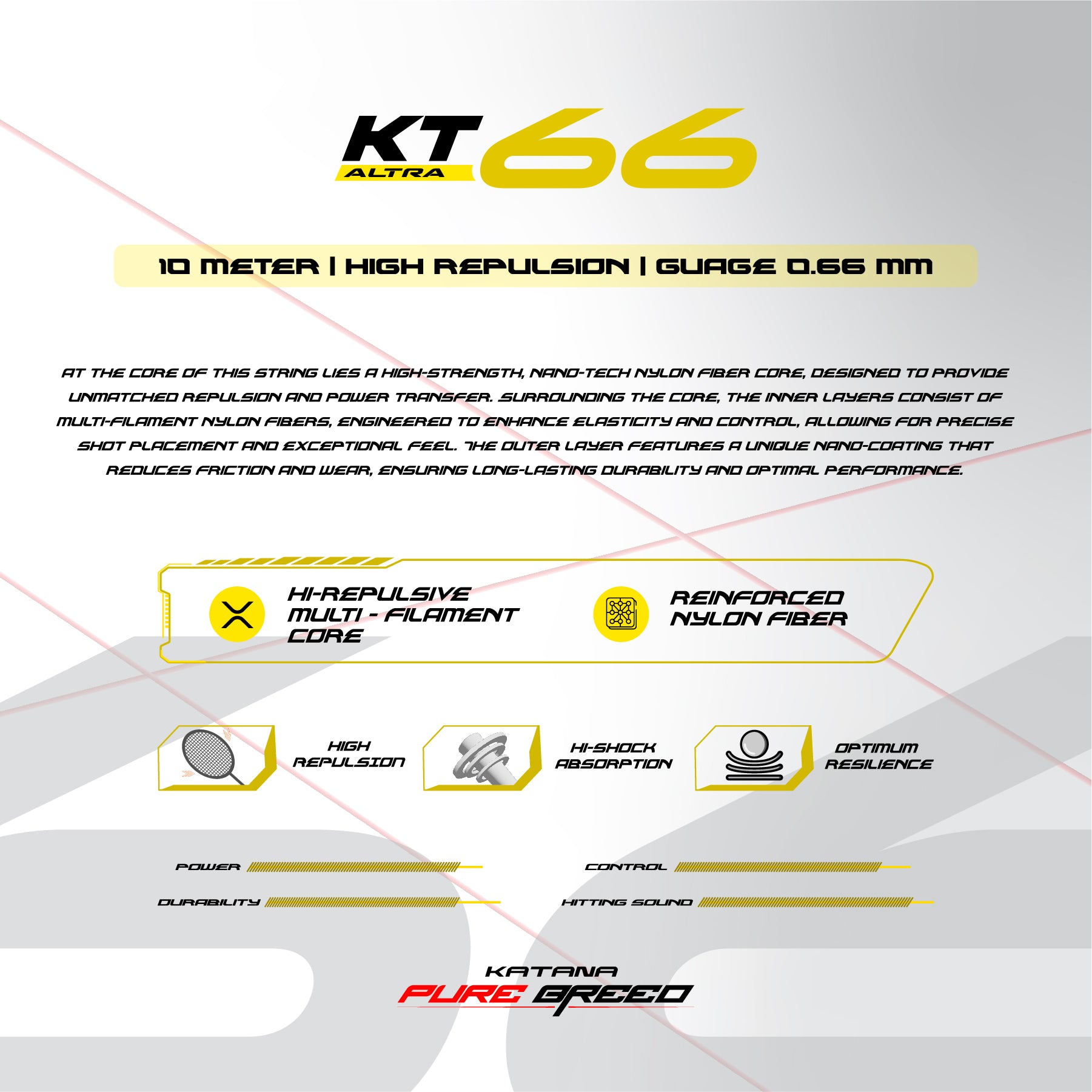 KT-66 (High Repulsion) – Katanabadminton