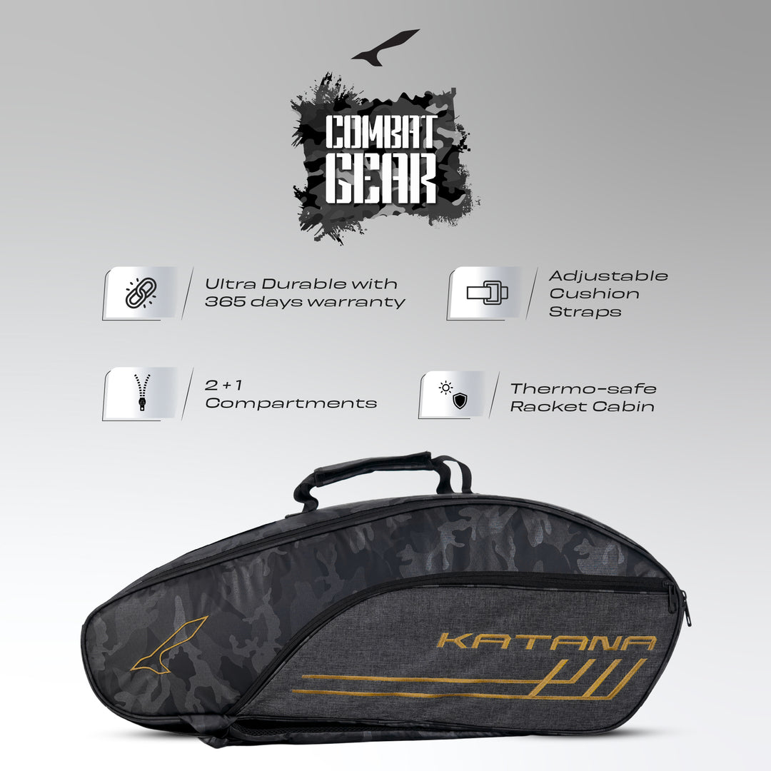 Combat Gear Badminton Kitbag (Grey)