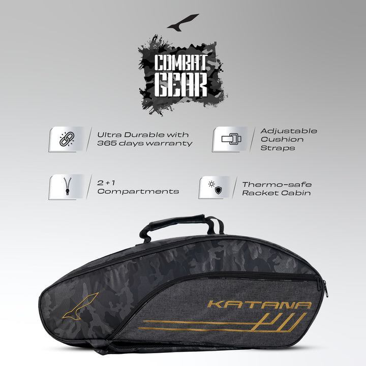 Combat Gear Badminton Kitbag (Grey)