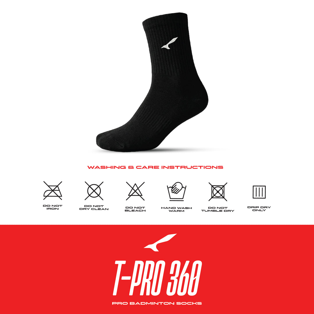 T-PRO 360 (Pro Badminton Socks)