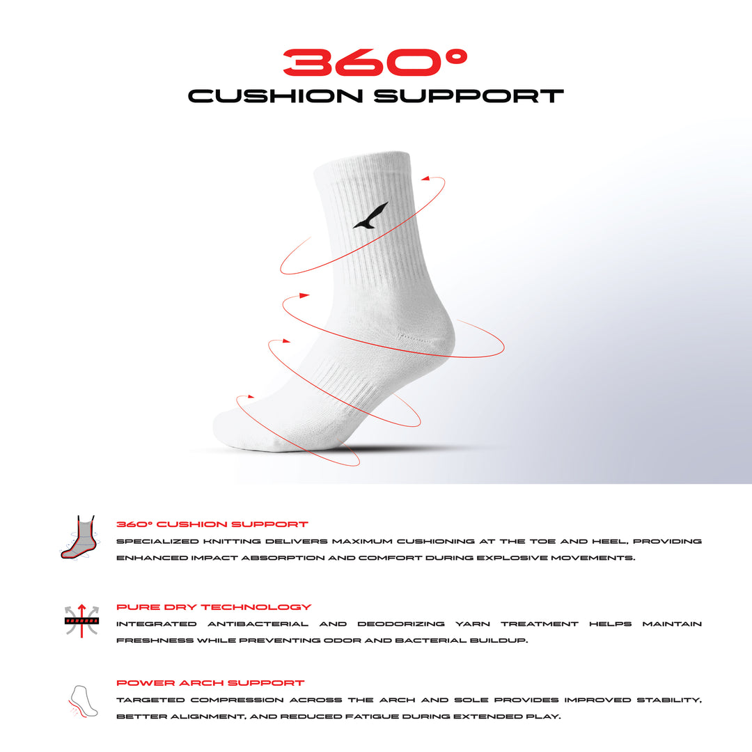 T-PRO 360 (Pro Badminton Socks)