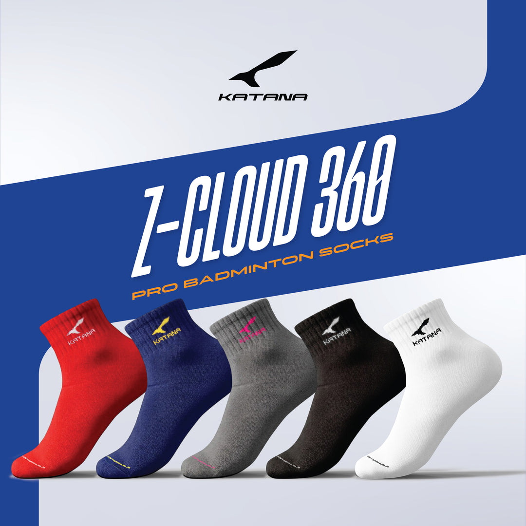 Z-Cloud 360 (Pro Badminton Socks) - Pack of 5